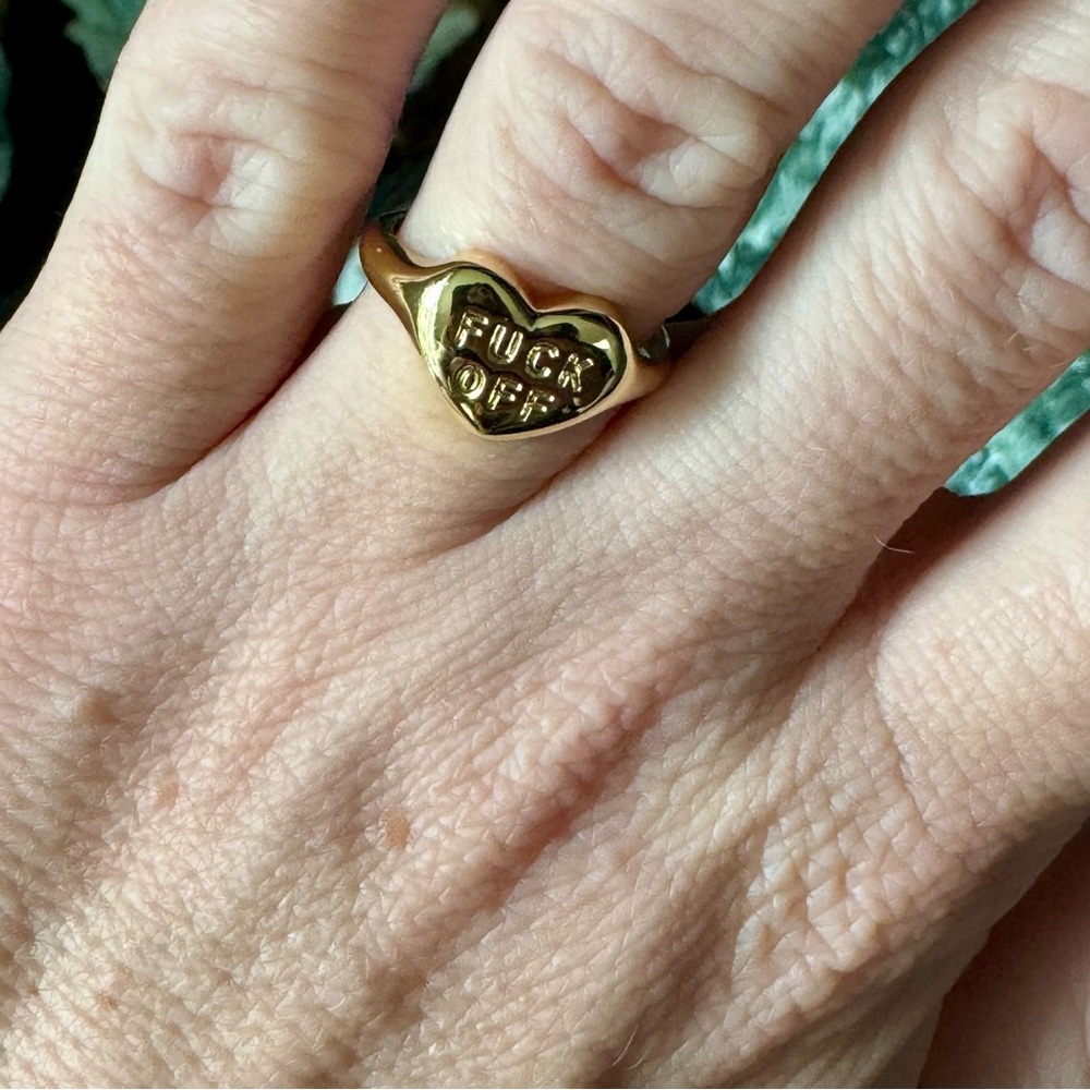 Lovingly “F* Off” Ring - Picture 9 of 11